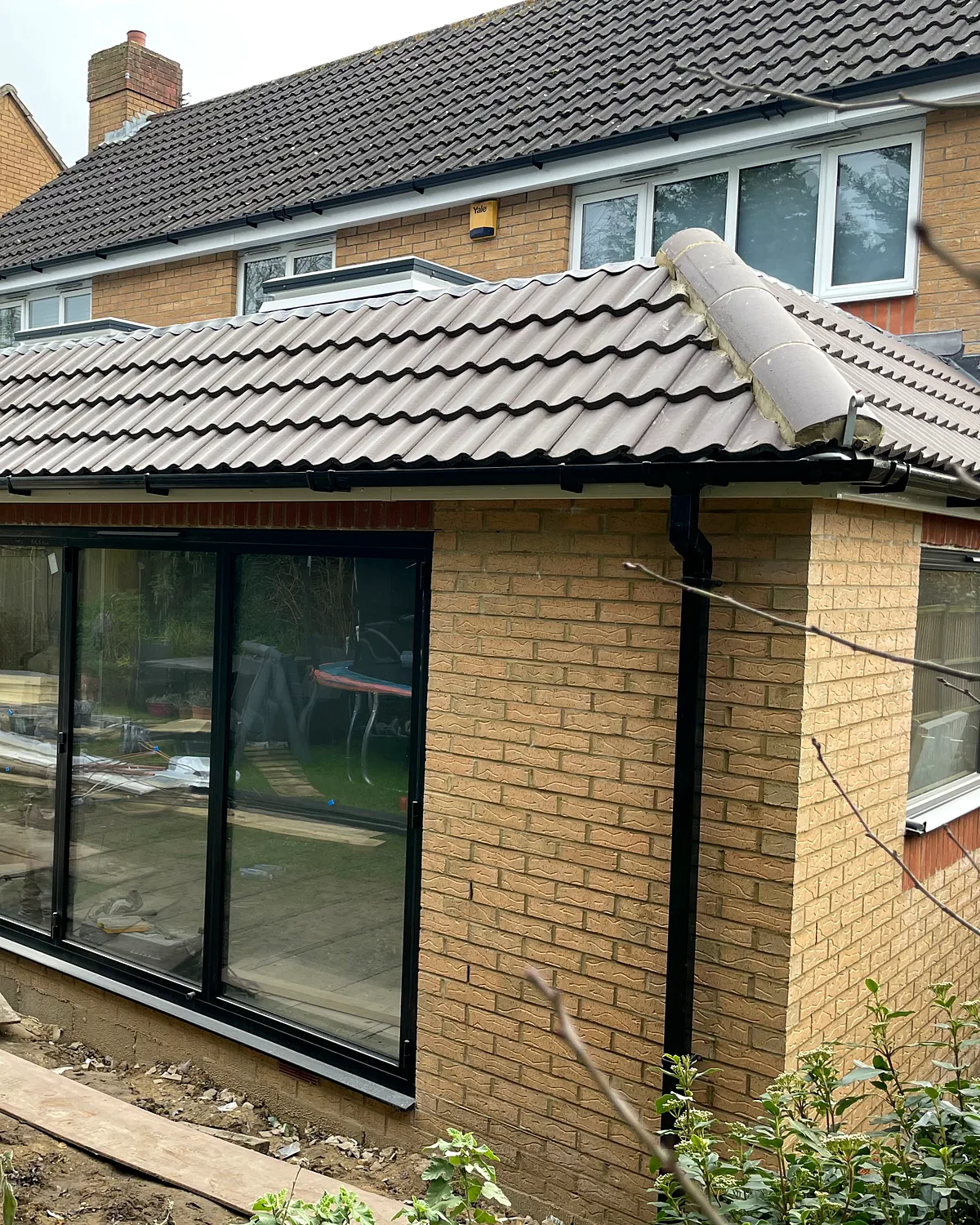 The finished extension